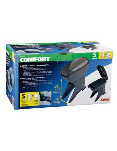 CONSOLE-BRACCIOLO PORTAOGGETTI NERO 12 CM.