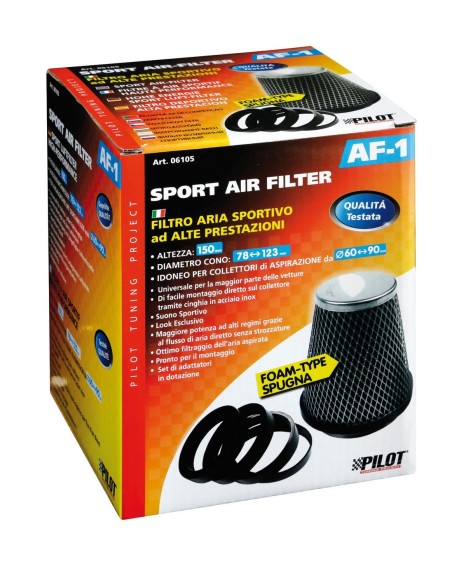 FILTRO A CONO IN SPUGNA