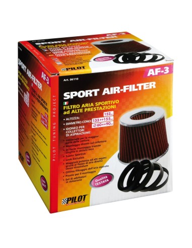 FILTRO ARIA CONICO LARGO AD ANELLO