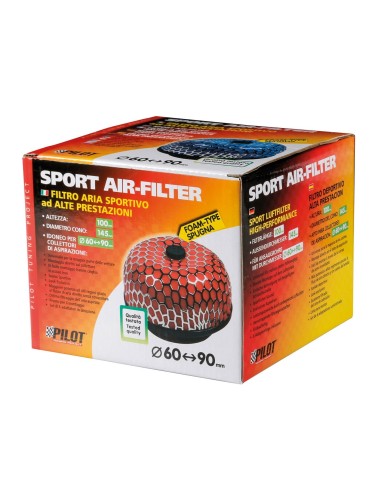 FILTRO ARIA A RETE C/SPUGNA BLU