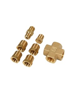 RACCORDO A 4 INNESTI SENSORI TEMPERATURA+PRESSIONE 2