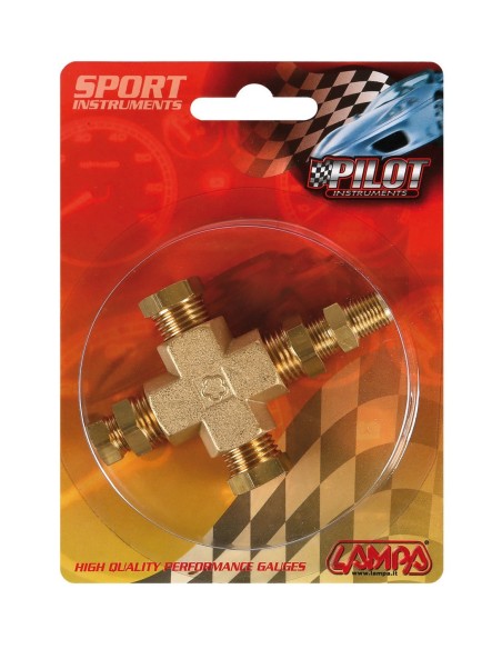 RACCORDO A 4 INNESTI SENSORI TEMPERATURA+PRESSIONE