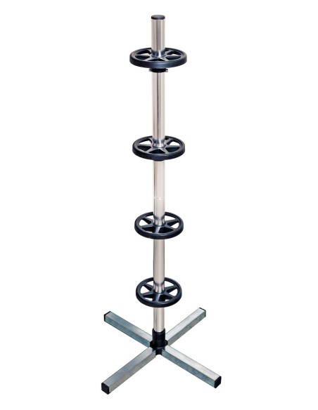 COLONNA PORTA CERCHI CON PNEUMATICI