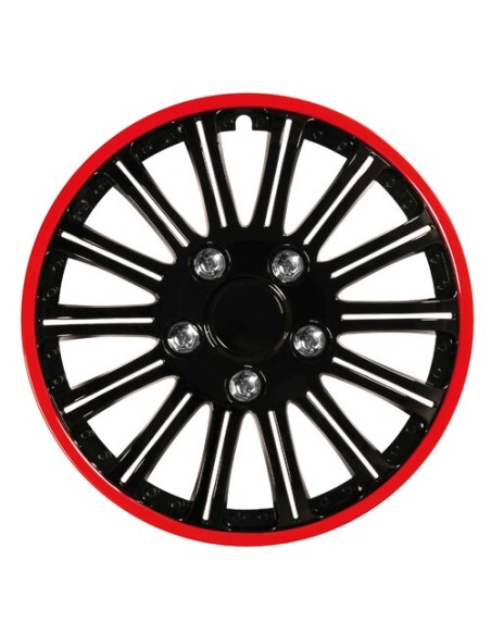 SR.COPPA RUOTA C-118 DE-LUXE DIAM.13 BORDO ROSSO