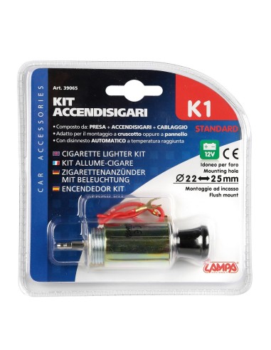 KIT ACCENDISIGARI 12 Volt
