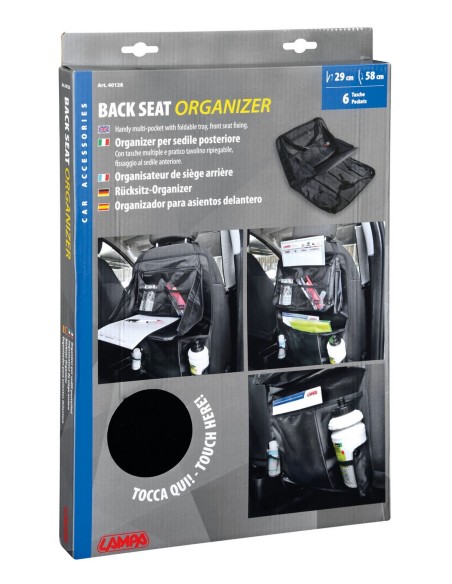 PORTAOGGETTI BACK SEAT ORGANIZER SEDILI ANTERIORI