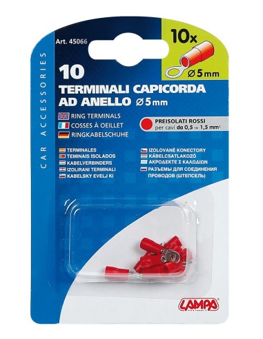 TERMINALI CAPICORDA ANELLO ROSSI PZ.10