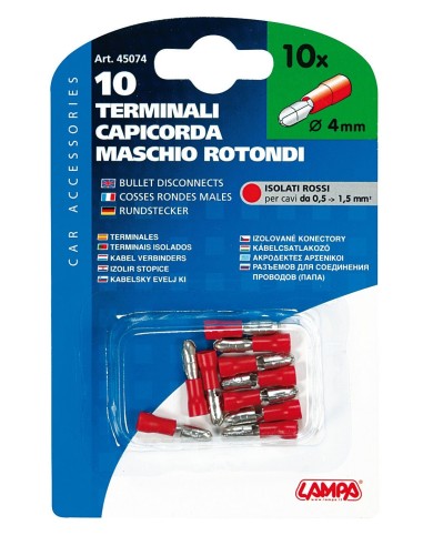 TERMINALI COPRICORDA ROTONDI MASCHIO ROSSI P.10