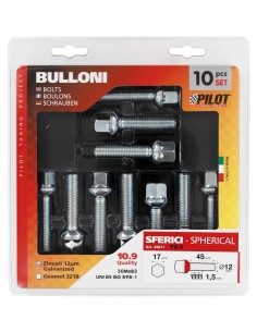 SET 10 BULLONI SFERICI 'TS1' 2