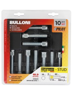 SET 10 COLONNETTE DISTRANZ.RUORA MILLE RIGHE 'MR3'