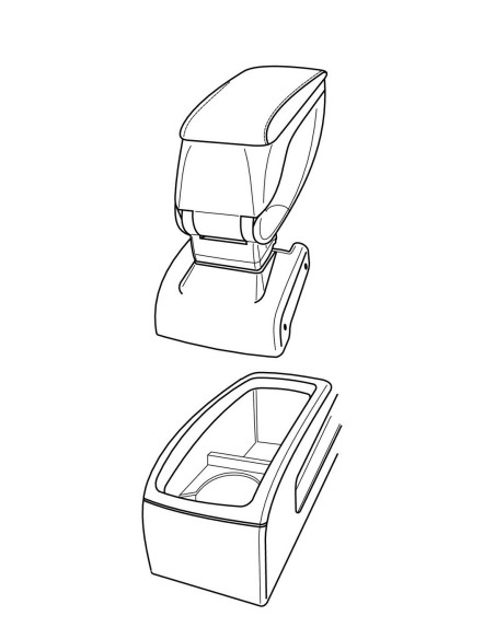 ATTACCO BRACCIOLO PASSAT'05 in poi NERO