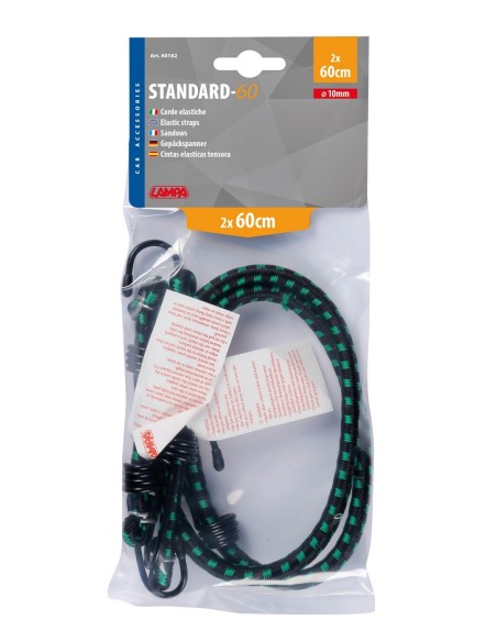 COPPIA CORDE ELASTICHE CM. 60