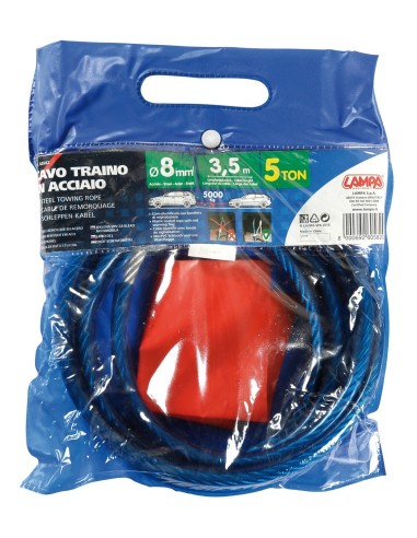 CAVO TRAINO ACCIAIO KG. 5000