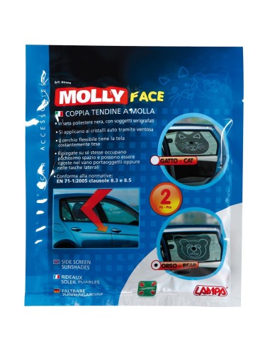 CP.TENDINE PARASOL.A MOLLA C/DISEGN.BIANC/NERO