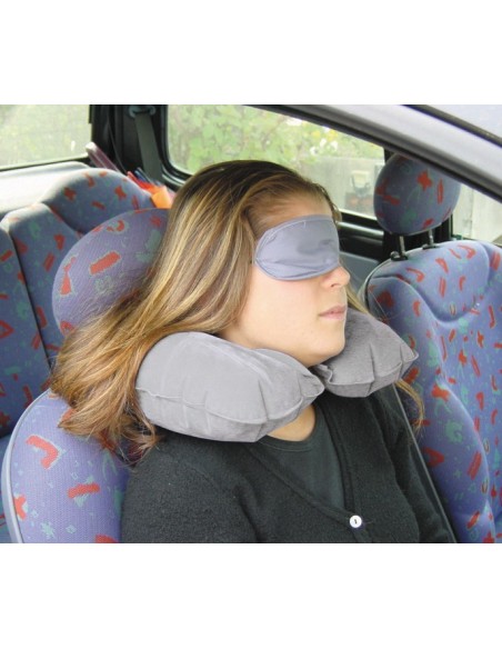 KIT APPOGGIACOLLO+CUSCINO MASCHERINA OCCHI-VIAGGIO