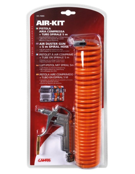 KIT TUBO SPIRALE+PISTOLA AIR