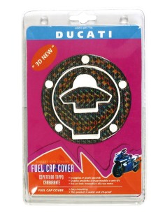 ADESIVO TAPPO CARBUR.TRIDIMEN.DUCATI 2