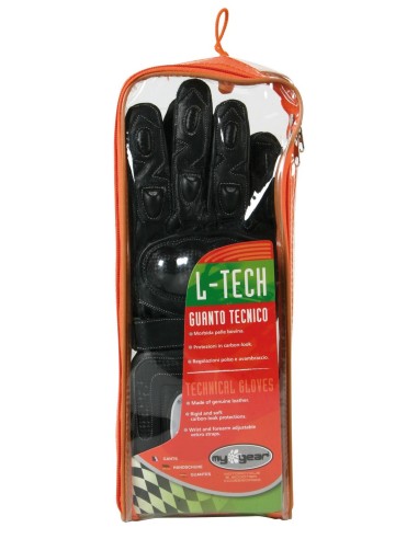 GUANTI TECNICI L-TECH,PELLE TG. S