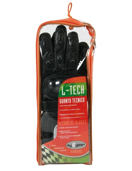 GUANTI TECNICI L-TECH,PELLE TG. S