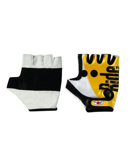 GUANTI BIKER-PRO TG.-M- PELLE E LYCRA