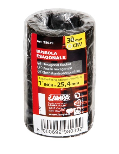 CHIAVE BUSSOLA ESAGONALE CRV 1--   in poi  30 MM-