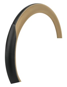 COPRIVOLANTE -CLUB-NERO-BEIGE 42-44CM 2