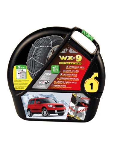 CATENE NEVE 9MM.GR.1 ROMBO WX-9