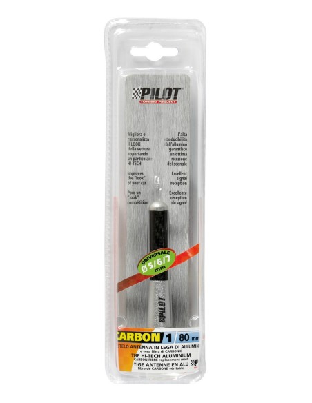 STELO ANTENNA -CARBON-1- ALLUMINIO + CARBONIO