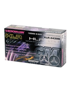 CP.ALTOPARLANTI 2 VIE DIAM.100 XLR-4439S 2