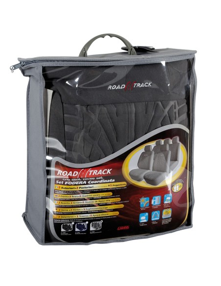 SET COPRISEDILE FODERA -ROAD-TRACK- GRIGIA COORD.