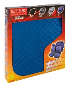 SET COPRISEDILI FODERA --BIBA-- BLU COORDINATE- 2