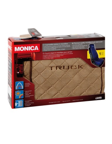COPRISEDILE -MONICA- BEIGE IN MICROFIBRA CAMION