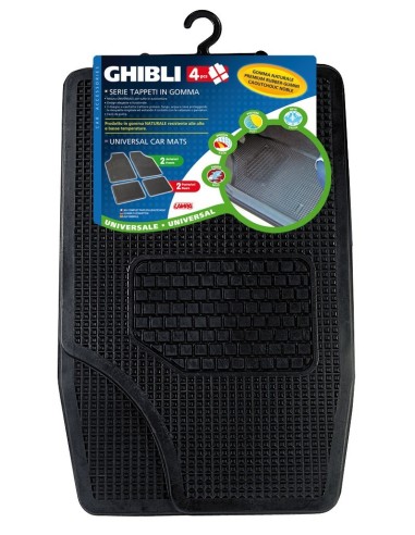 SR.TAPPETI GOMMA -GHIBLI- 4 PZ. UNIV.