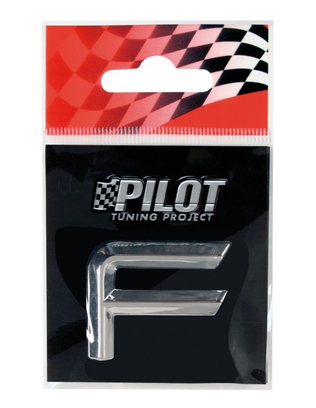 LETTERA'F'ADESIVA 3D TYPE-2 DIAMOND