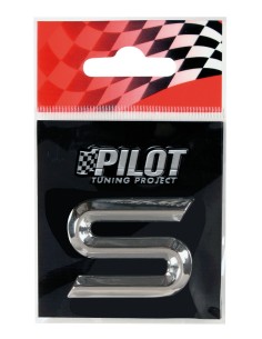 LETTERA'S'ADESIVA 3D TYPE-2 DIAMOND