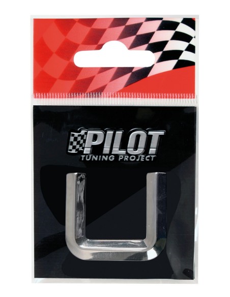 LETTERA'U'ADESIVA 3D TYPE-2 DIAMOND