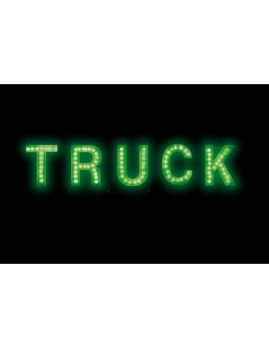 LETTERA ADESIVA -A- LED VERDI