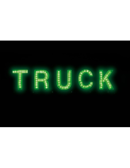 LETTERA ADESIVA -A- LED VERDI