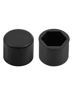 SET 20 COPRIBULLONI 21MM IN SILICONE NERO