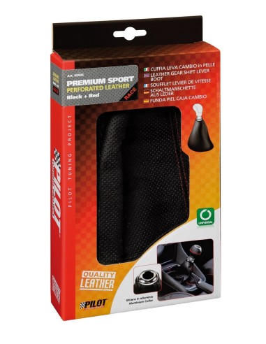 -CUFFIA LEVA CAMBIO --PREMIUM-- SPORT CUCITURE ROS