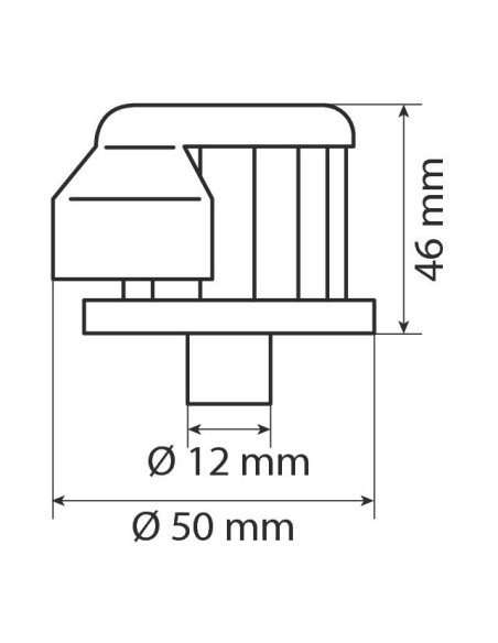 MINI FILTRO SPORTIVO 12MM CON CARENA