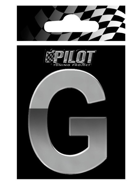 LETTERA'G'ADES. T-4 70MM CROMATA