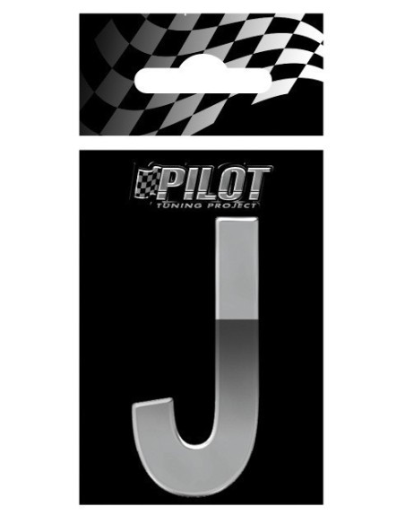 LETTERA'J'ADES. T-5 56MM CROMATA