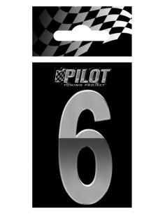 NUMERO'6'ADES. T-5 56MM CROMATO