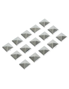 -SET 15 BORCHIE --DECOR-STUDS-- 10X10MM-