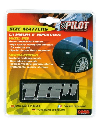 -EMBLEMA CROMATO 18---