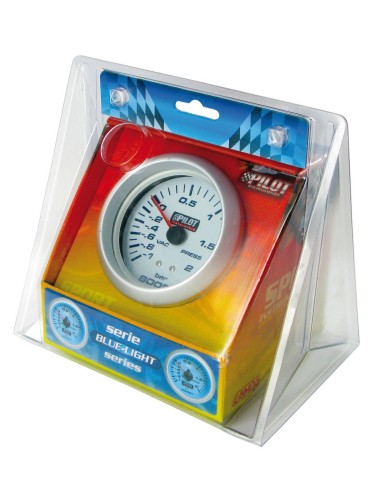 -MANOMETRO PRESSIONE TURBO 3-3/4-- C/PIEDE, MONOCO