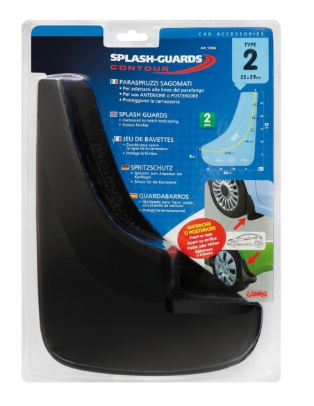 -CP.PARASPRUZZI PER AUTO --CONTOUR-- MISURA 2-