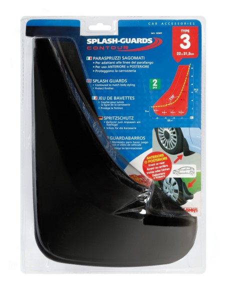 -CP.PARASPRUZZI PER AUTO --CONTOUR-- MISURA 3-