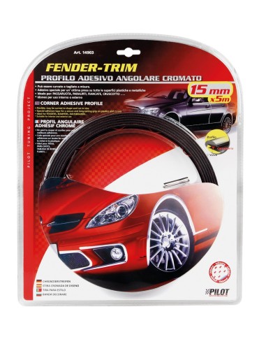 PROFILO ANGOLARE CROMATO 15MM X 5M